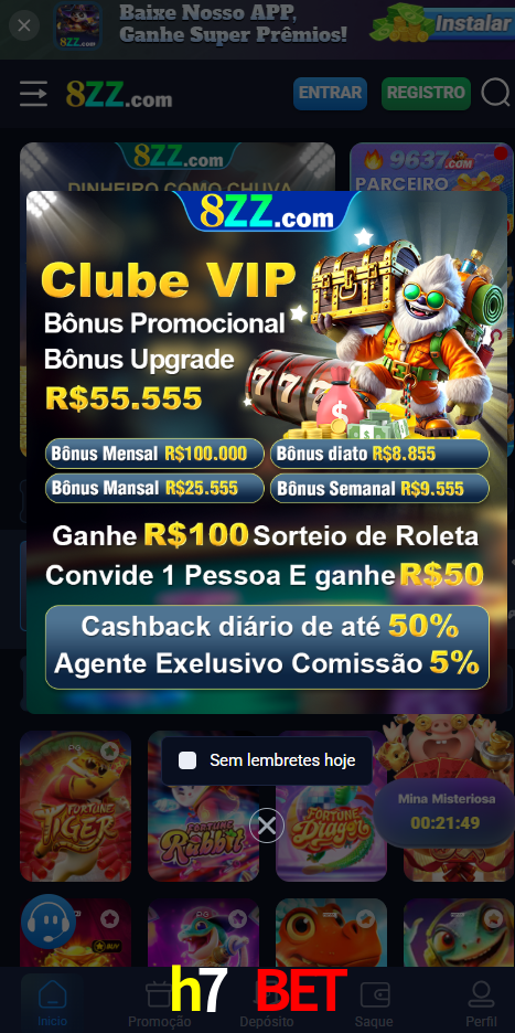 App oficial de cassinos online